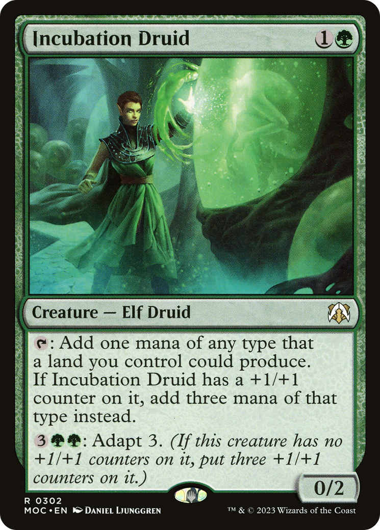 Incubation Druid (MOC-302) - March of the Machine Commander