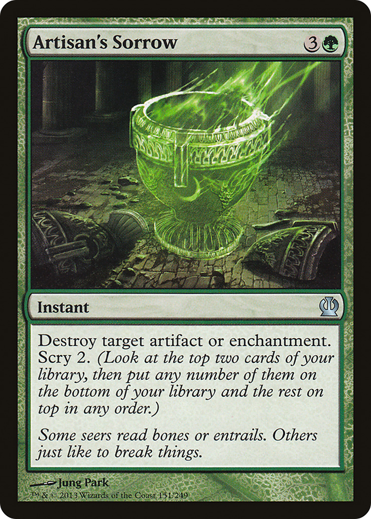 Artisan's Sorrow (THS-151) - Theros Foil