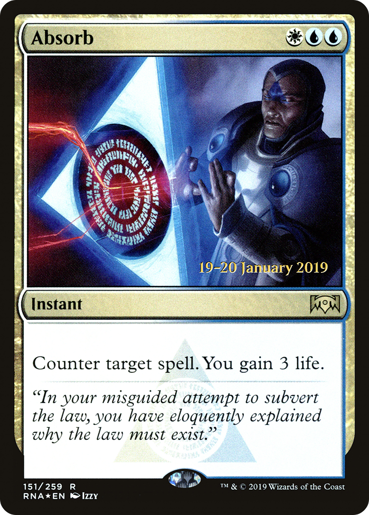 Absorb (PRE-151S) - Ravnica Allegiance Promos Foil