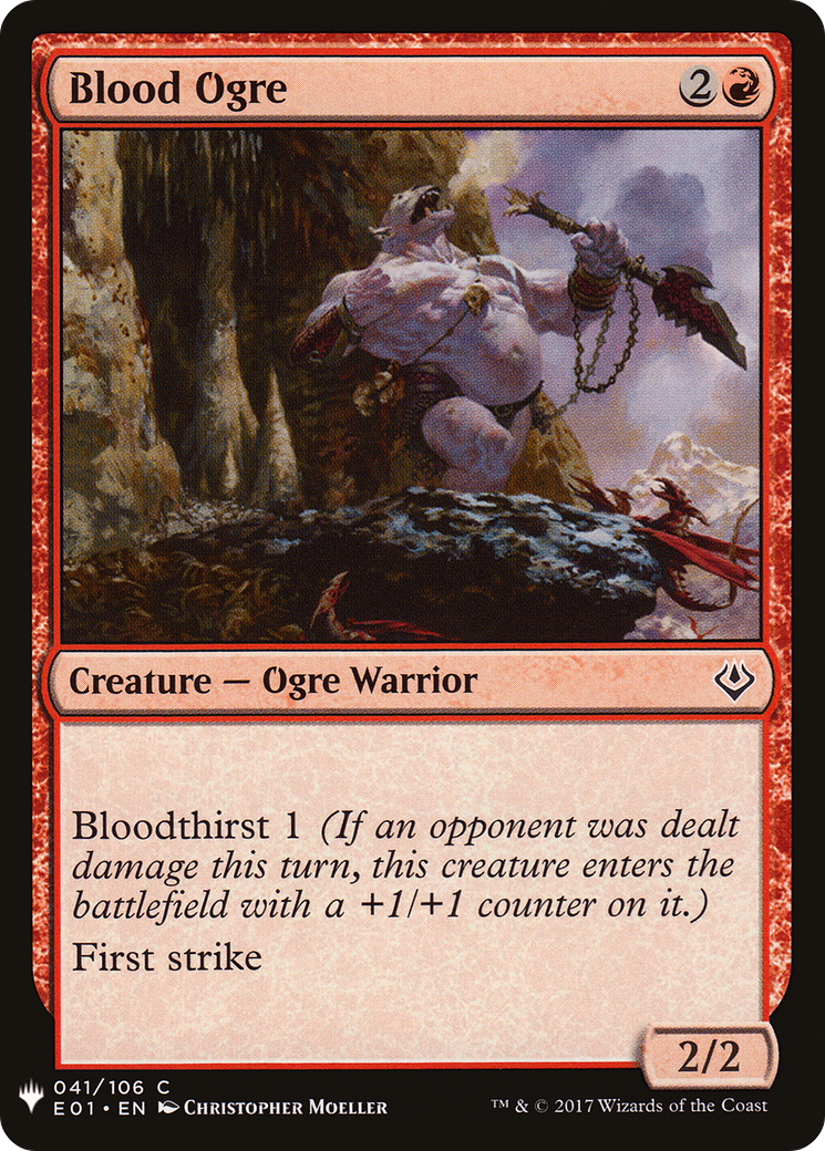 Blood Ogre (LIST-E01-41) - The List