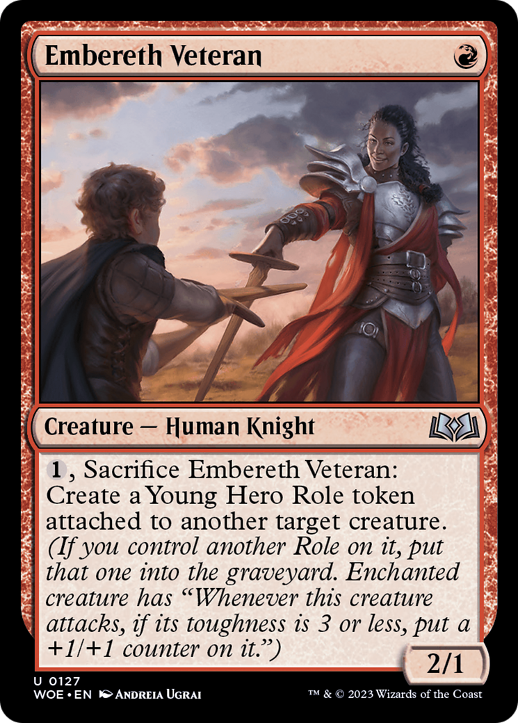 Embereth Veteran (WOE-127) - Wilds of Eldraine Foil