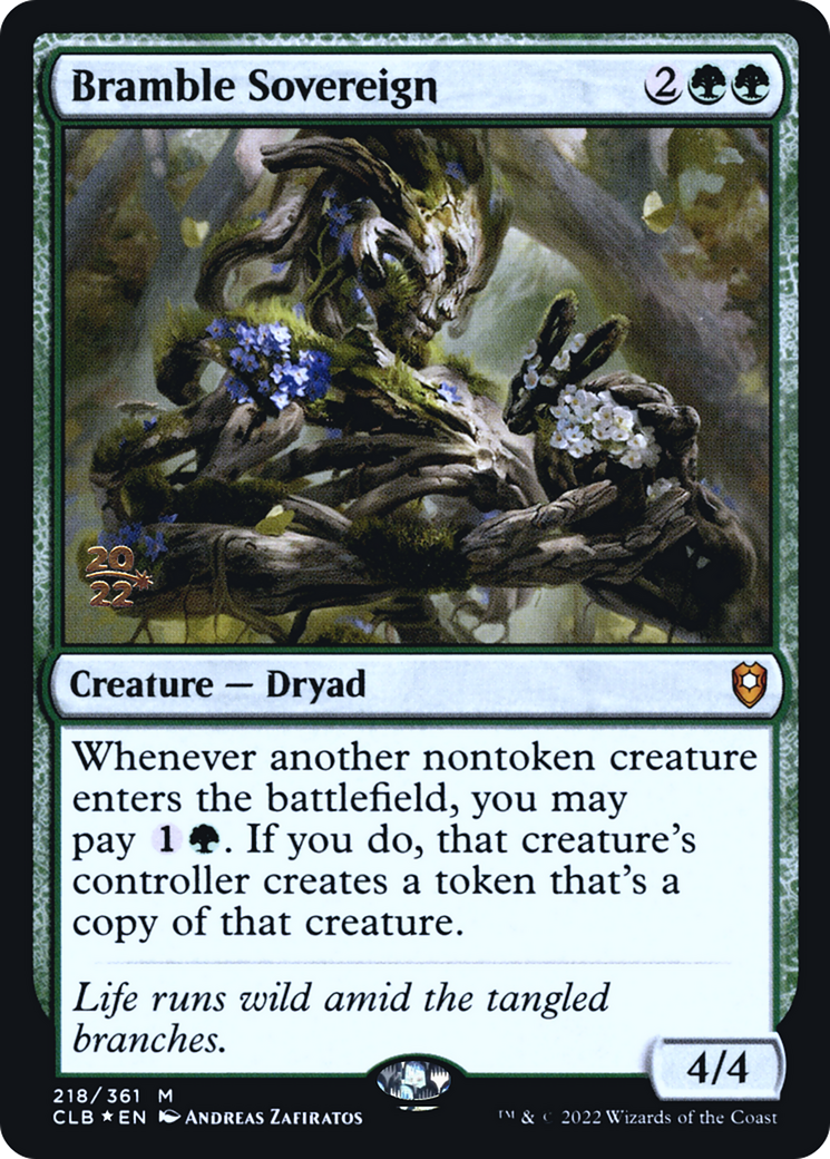 Bramble Sovereign (PRE-218S) - Battle for Baldur's Gate Promos Foil