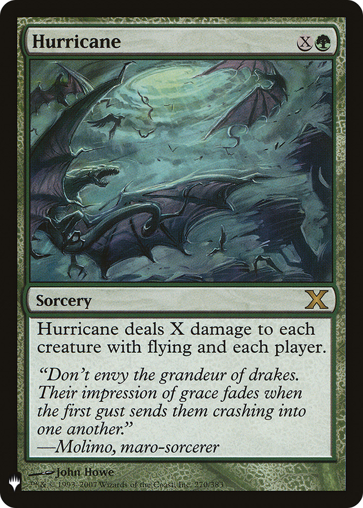 Hurricane (LIST-10E-270) - The List