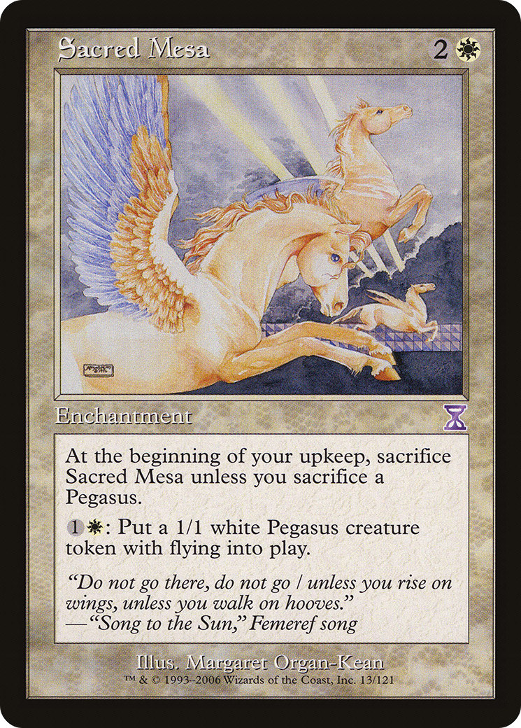 Sacred Mesa (TSB-013) - Time Spiral Timeshifted Foil