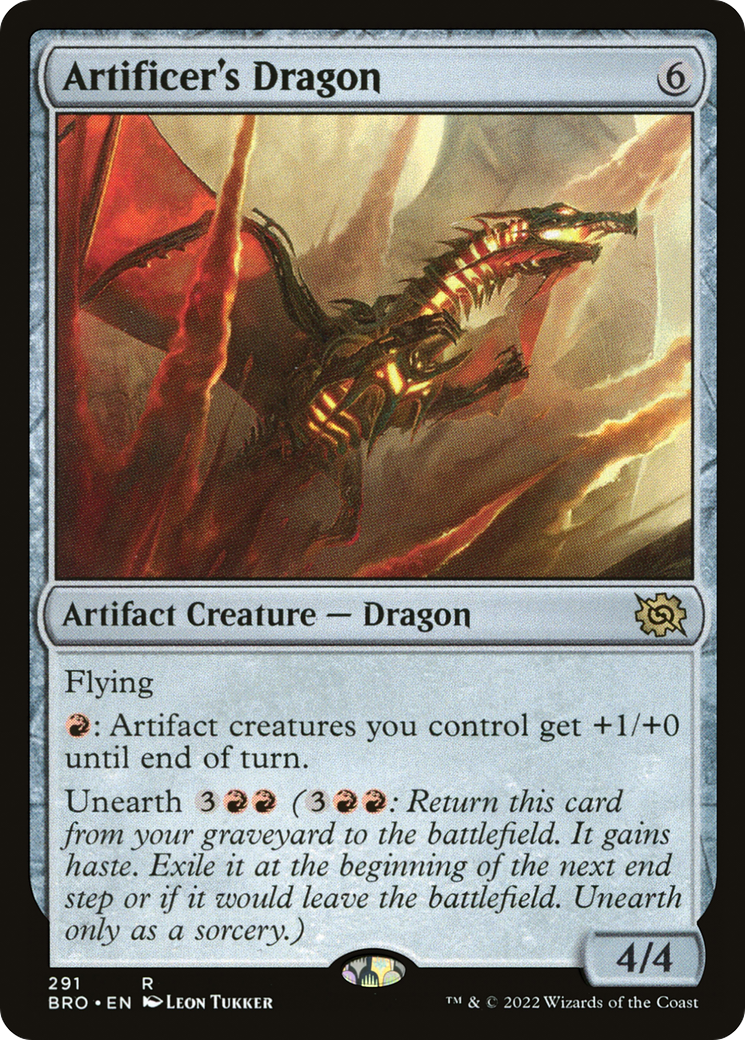 Artificer's Dragon (BRO-291) - The Brothers' War