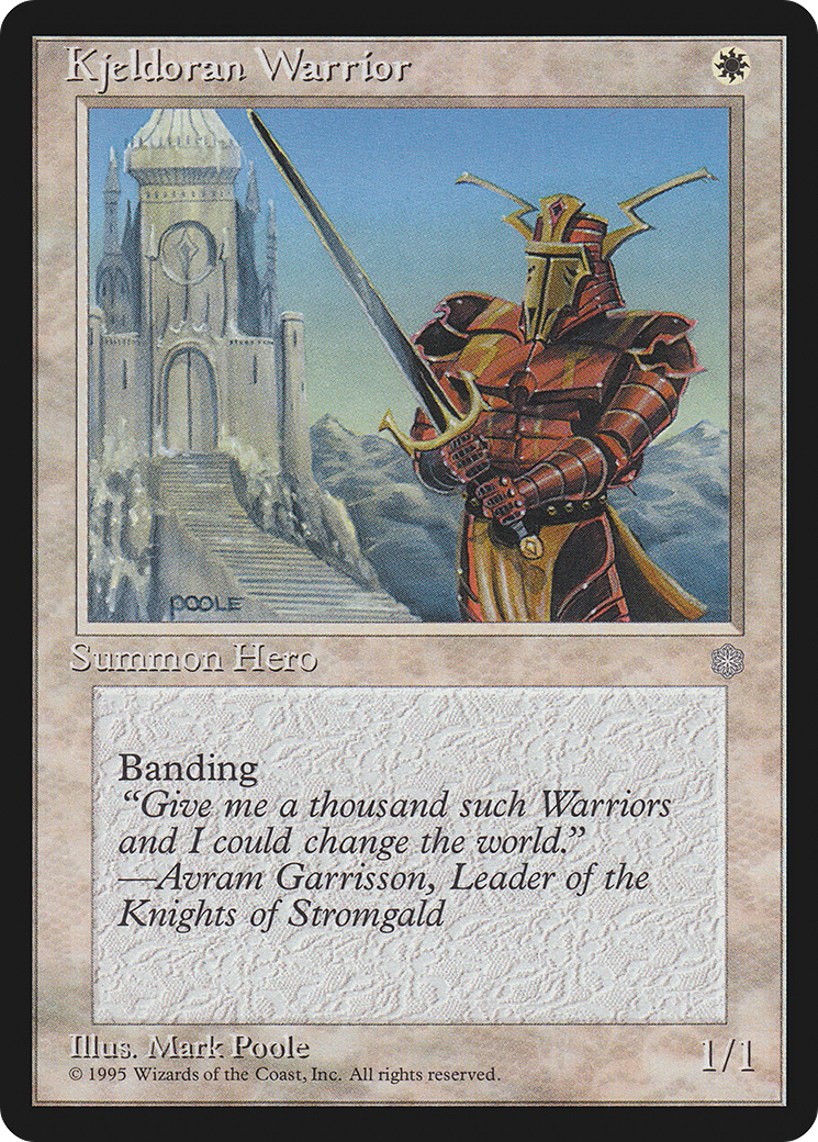 Kjeldoran Warrior (ICE-) - Ice Age