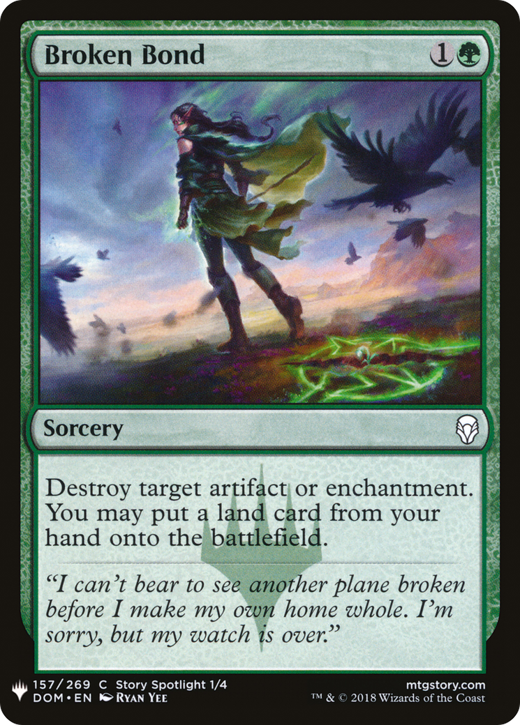 Broken Bond (LIST-DOM-157) - The List