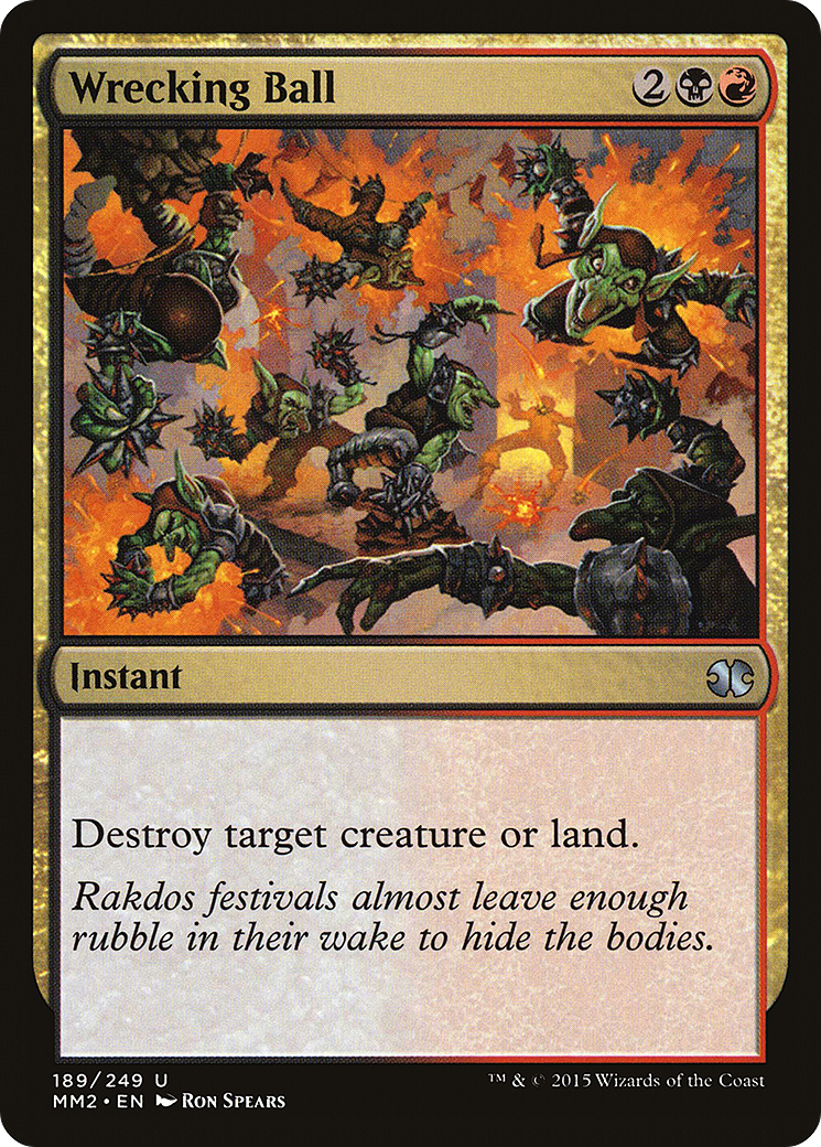 Wrecking Ball (MM2-189) - Modern Masters 2015 Foil