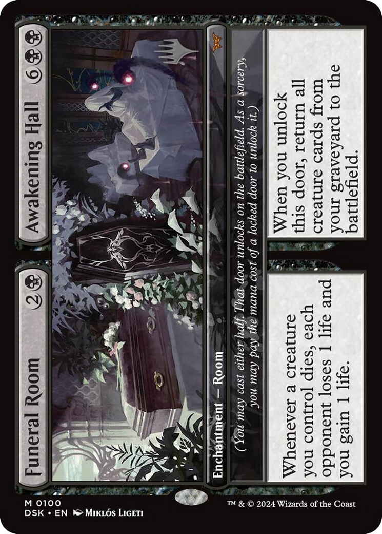 Funeral Room // Awakening Hall (PPDSK-100) - Duskmourn: House of Horror Promos Foil