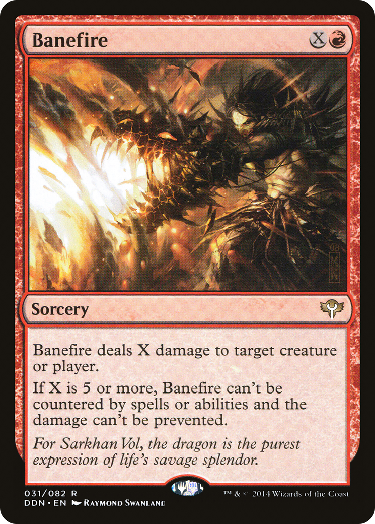 Banefire (DDN-031) - Duel Decks: Speed vs. Cunning