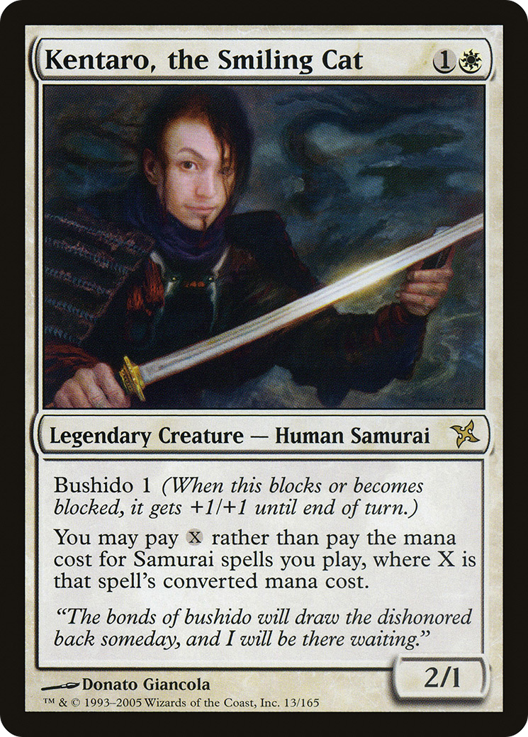 Kentaro, the Smiling Cat (BOK-013) - Betrayers of Kamigawa