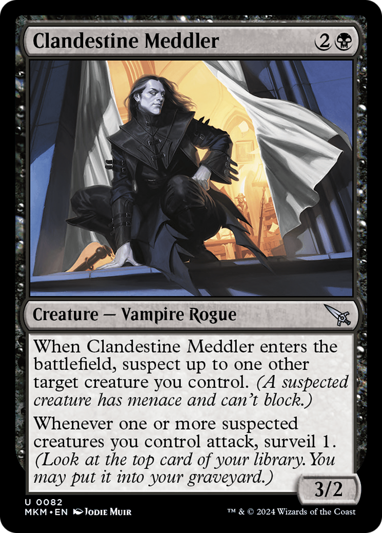 Clandestine Meddler (MKM-082) - Murders at Karlov Manor Foil