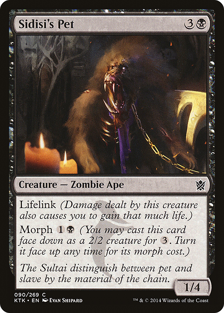 Sidisi's Pet (KTK-090) - Khans of Tarkir Foil