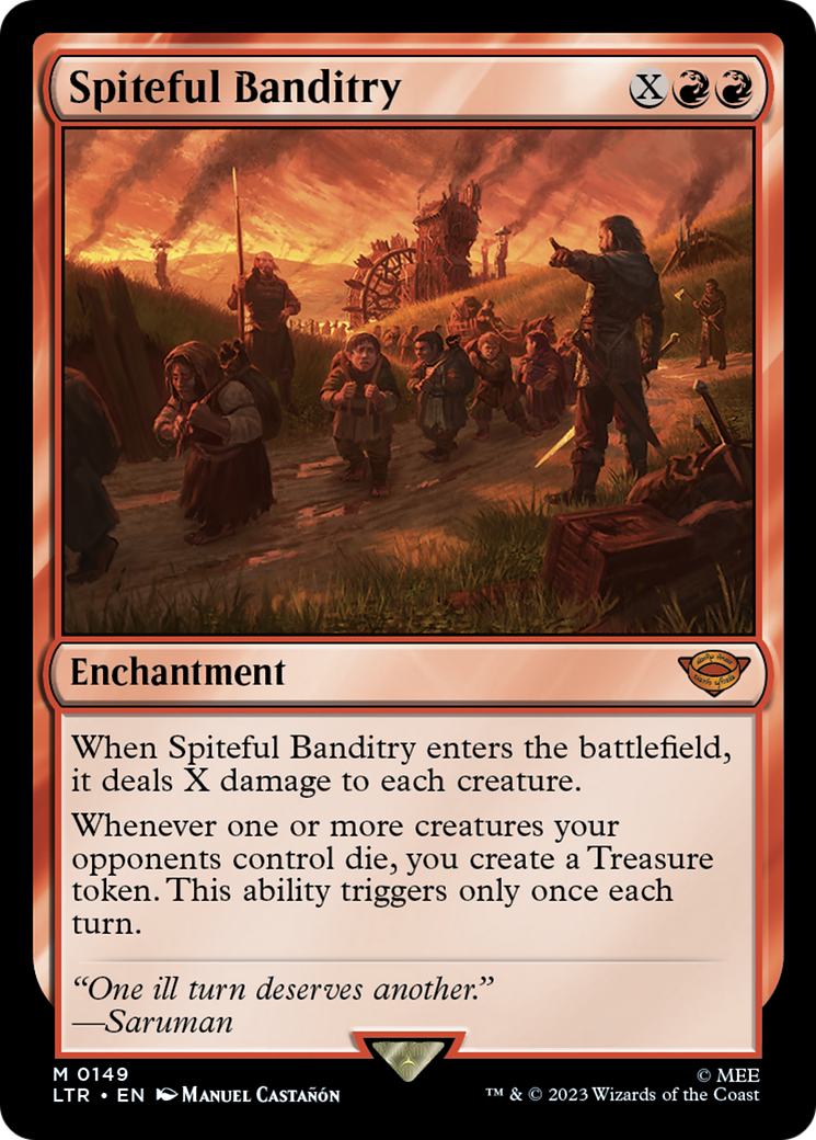 Spiteful Banditry (LTR-149) - The Lord of the Rings: Tales of Middle-earth Foil