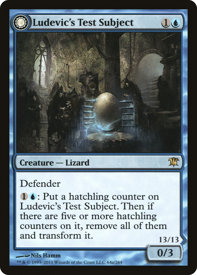 Ludevic's Test Subject // Ludevic's Abomination (ISD-064) - Innistrad: (Double Faced Transform)