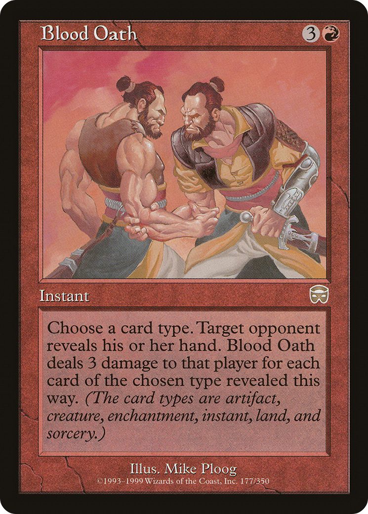 Blood Oath (MMQ-177) - Mercadian Masques