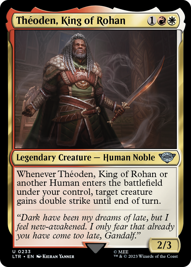 Théoden, King of Rohan (LTR-233) - The Lord of the Rings: Tales of Middle-earth Foil
