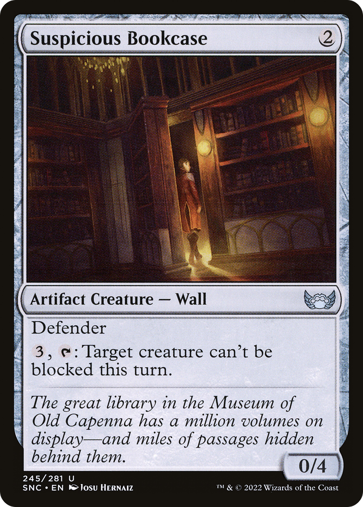 Suspicious Bookcase (SNC-245) - Streets of New Capenna Foil