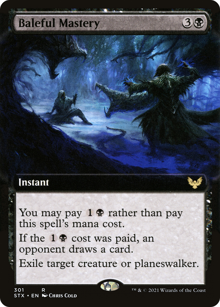 Baleful Mastery (STX-301) - Strixhaven: School of Mages: (Extended Art)