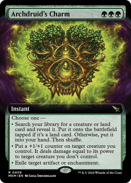 Archdruid's Charm (MKM-408) - Murders at Karlov Manor: (Extended Art) Foil