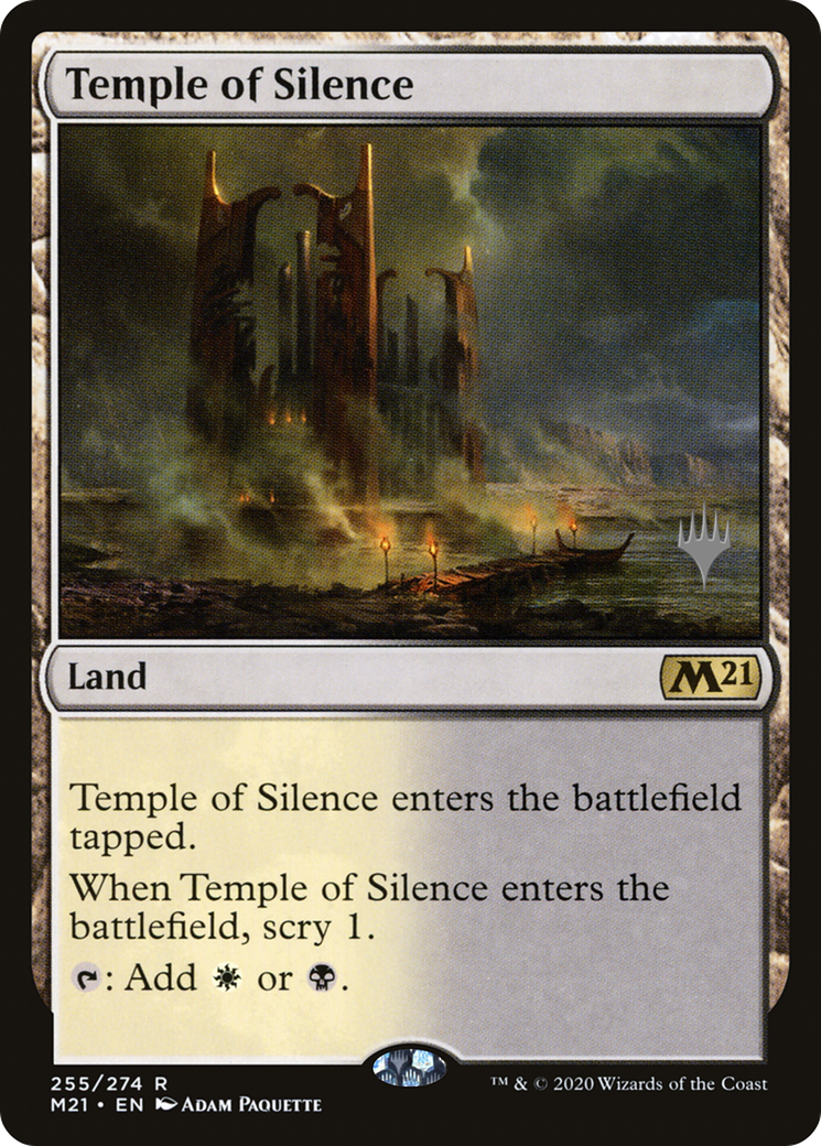 Temple of Silence (PPM21-255P) - Core Set 2021 Promos Foil