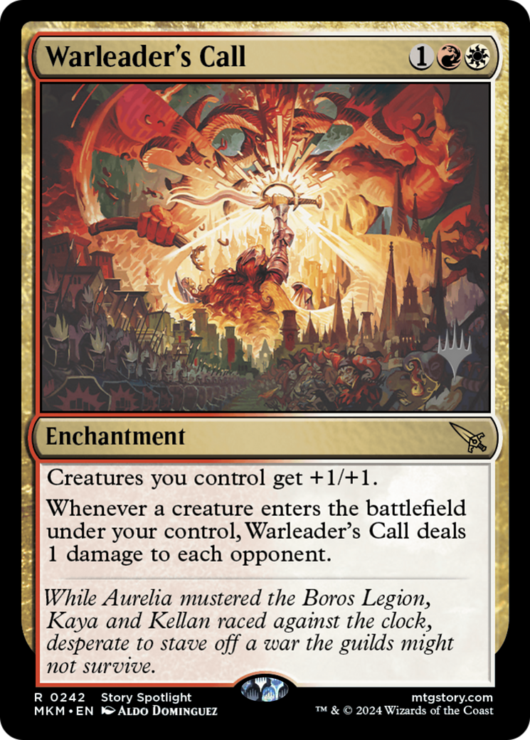 Warleader's Call (PPMKM-242) - Murders at Karlov Manor Promos