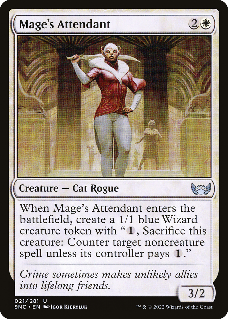 Mage's Attendant (SNC-021) - Streets of New Capenna