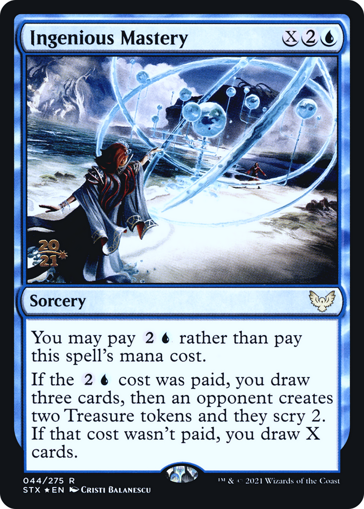 Ingenious Mastery (PRE-44S) - Strixhaven: School of Mages Promos Foil