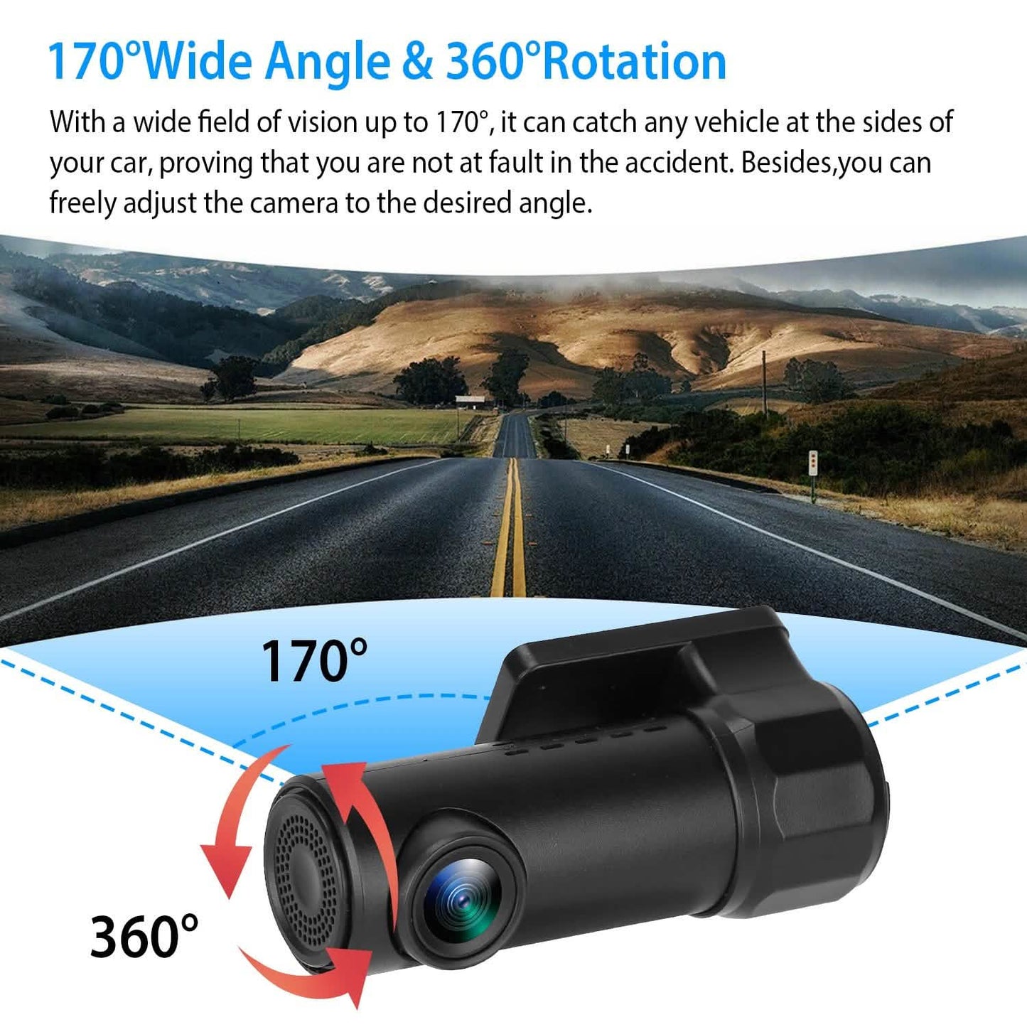 1080P Dash Cam Car Camera Recorder
