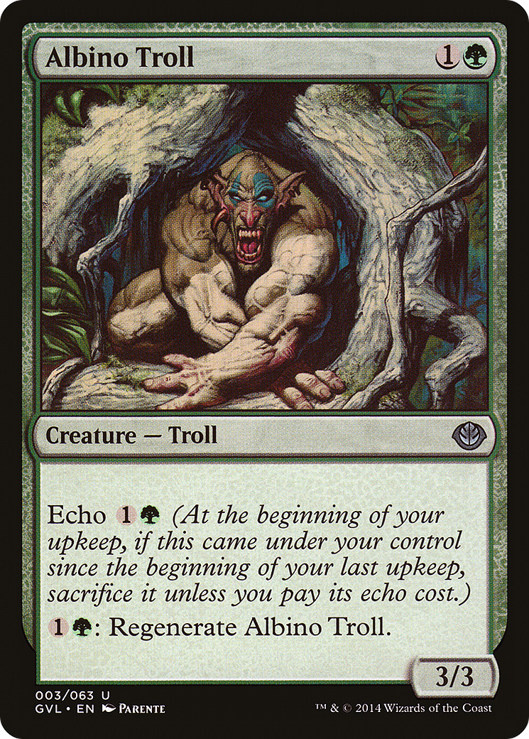 Albino Troll (DD3-003) - Duel Decks Anthology: Garruk vs. Liliana