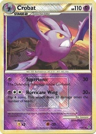 Crobat (League Promo) 014/95 - League & Championship Cards Reverse Holofoil