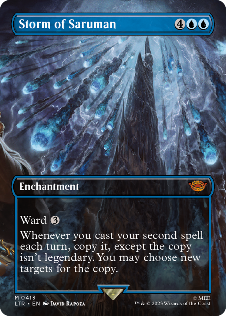 Storm of Saruman (LTR-413) - The Lord of the Rings: Tales of Middle-earth (Borderless) Foil