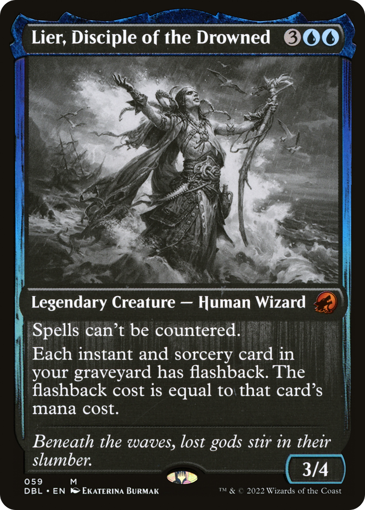 Lier, Disciple of the Drowned (DBL-059) - Innistrad: Double Feature Foil