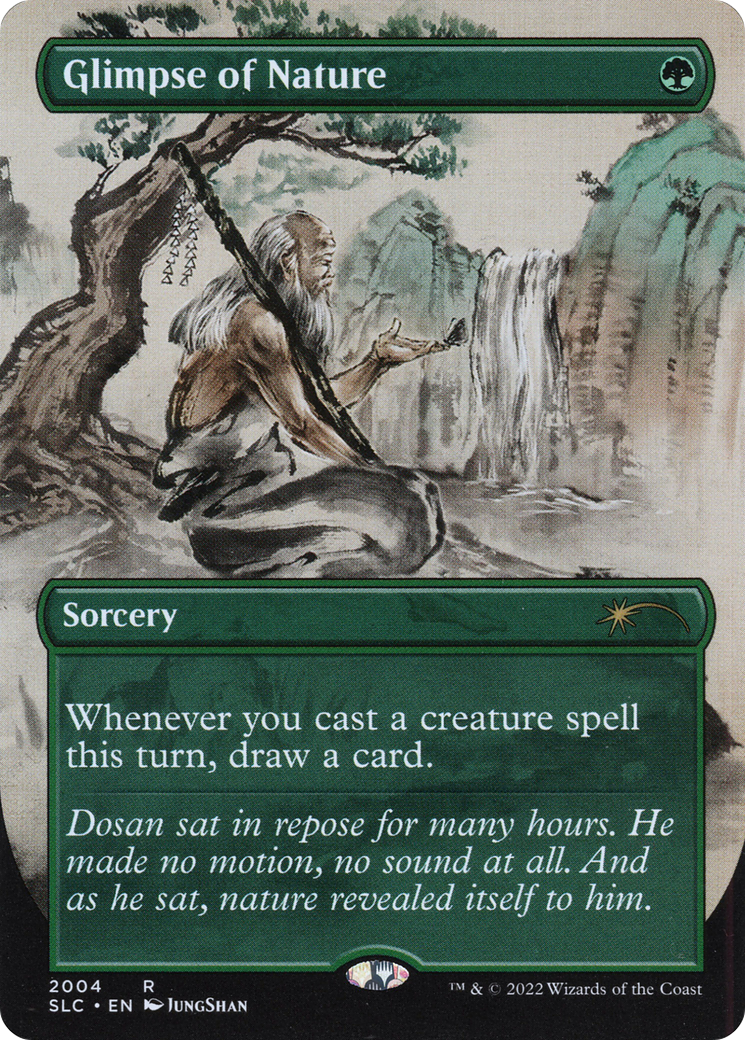 Glimpse of Nature (SLC-2004) - Secret Lair 30th Anniversary Countdown Kit (Borderless) Foil