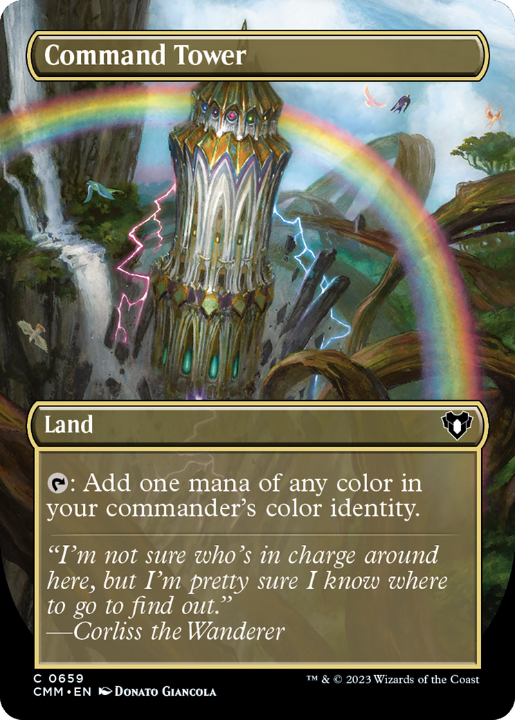 Command Tower (CMM-659) - Commander Masters (Borderless) Foil