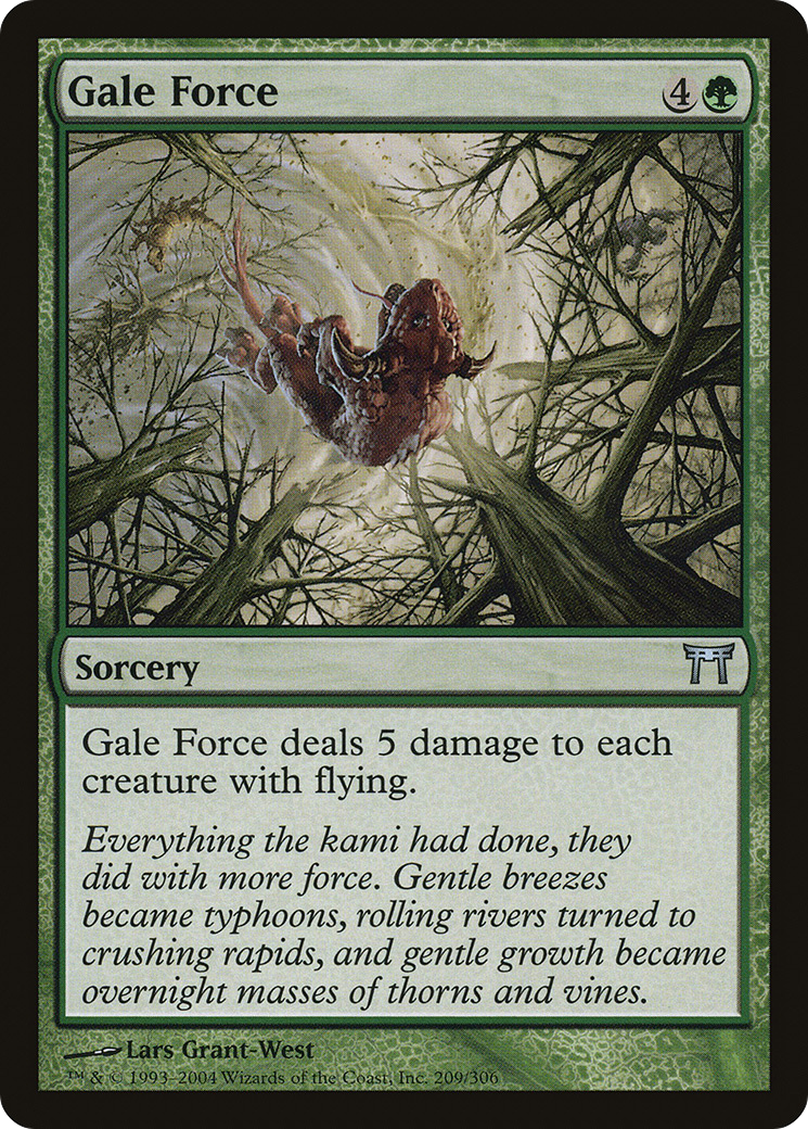 Gale Force (CHK-209) - Champions of Kamigawa Foil