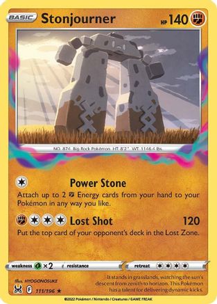 Stonjourner 111/196 - SWSH11 Lost Origin