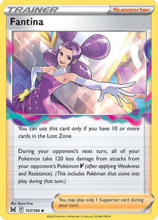 Fantina 157/196 - SWSH11 Lost Origin Reverse Holofoil