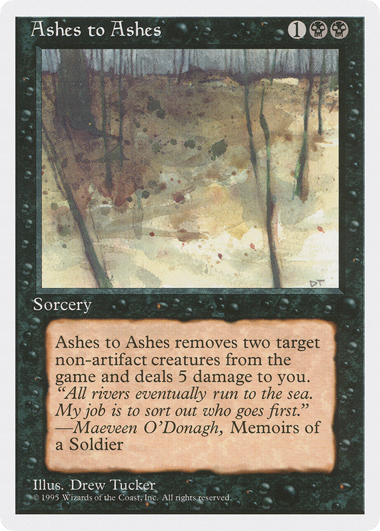 Ashes to Ashes (4ED-) - Fourth Edition