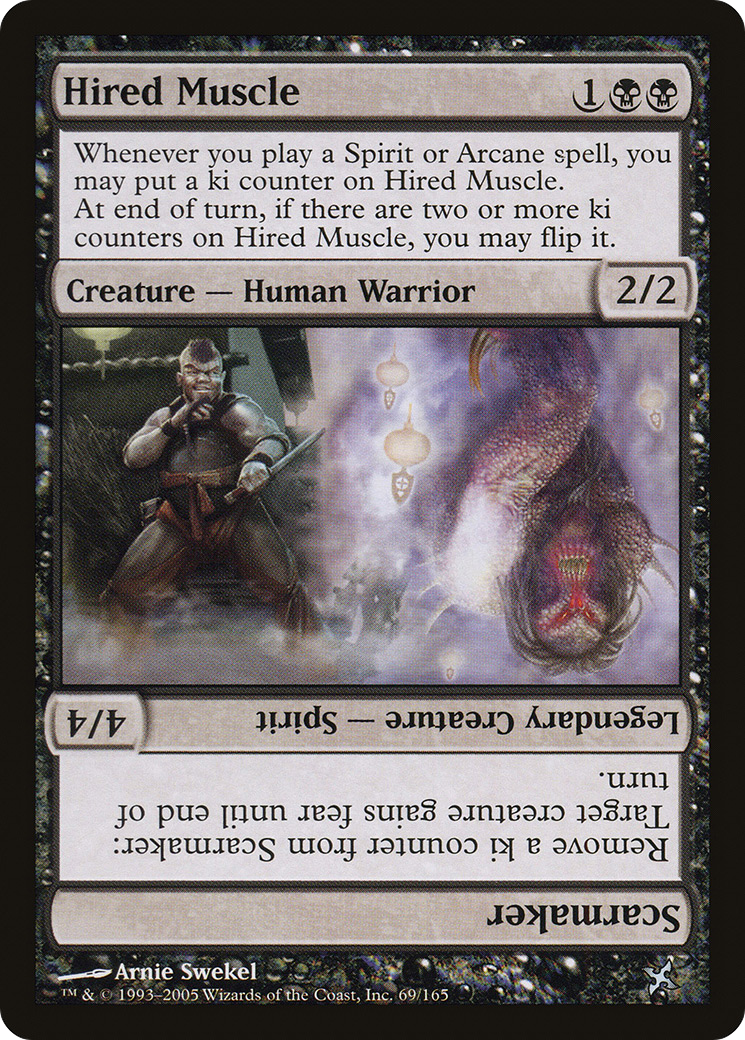 Hired Muscle // Scarmaker (BOK-069) - Betrayers of Kamigawa