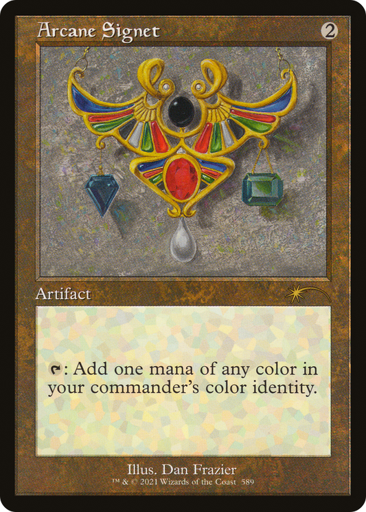 Arcane Signet (SLD-589) - Secret Lair Drop Etched Foil