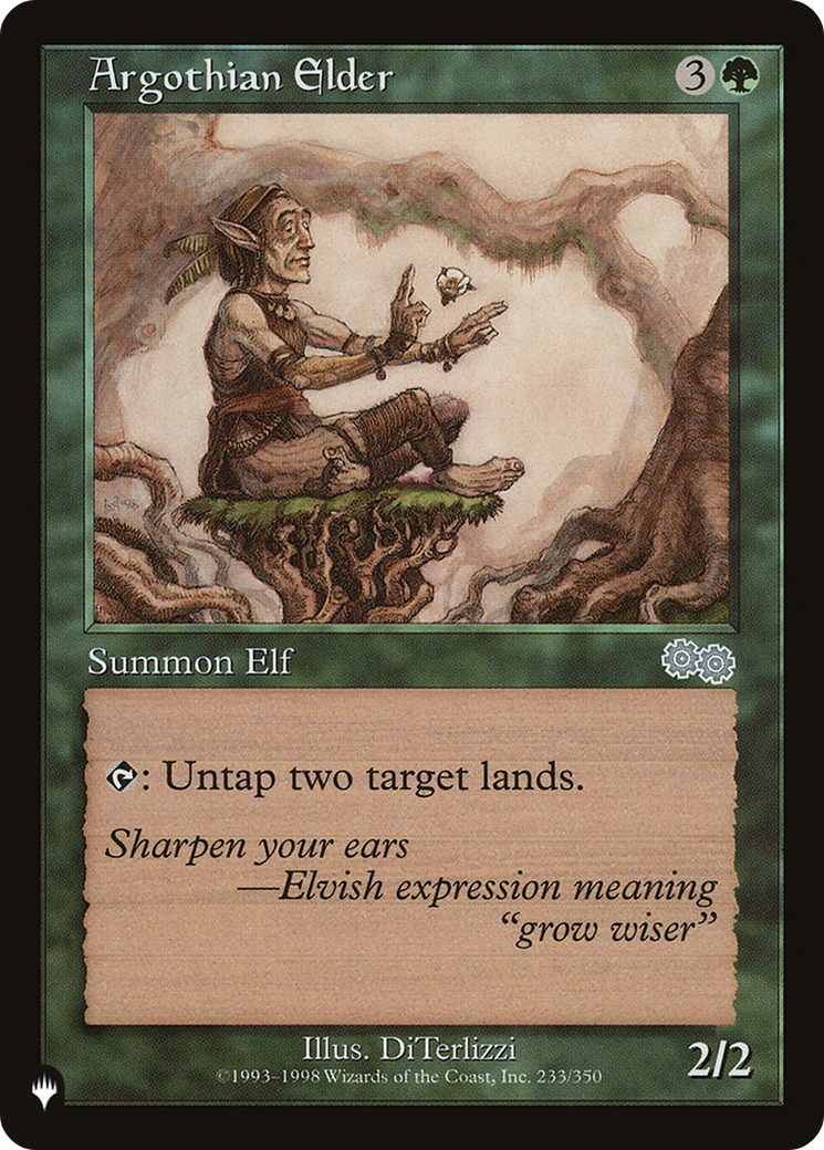 Argothian Elder (LIST-USG-233) - The List