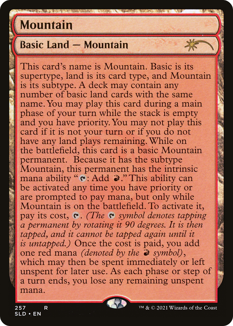 Mountain (SLD-257) - Secret Lair Drop