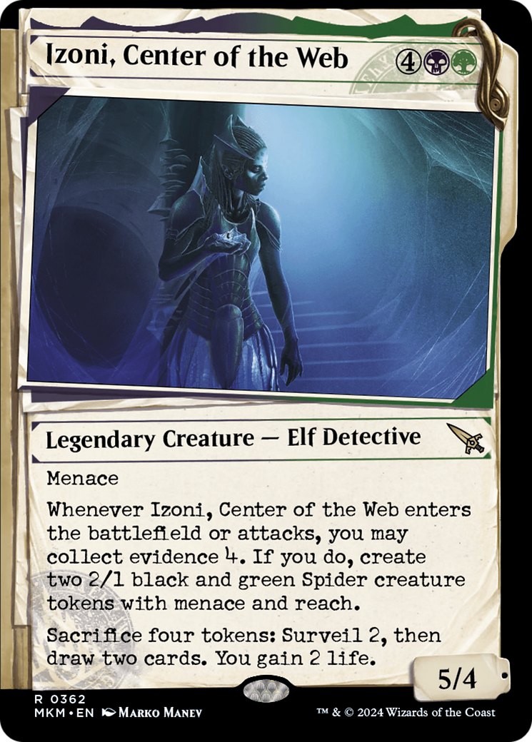 Izoni, Center of the Web (MKM-362) - Murders at Karlov Manor: (Showcase)