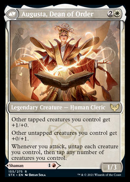 Plargg, Dean of Chaos // Augusta, Dean of Order (STX-155) - Strixhaven: School of Mages Foil