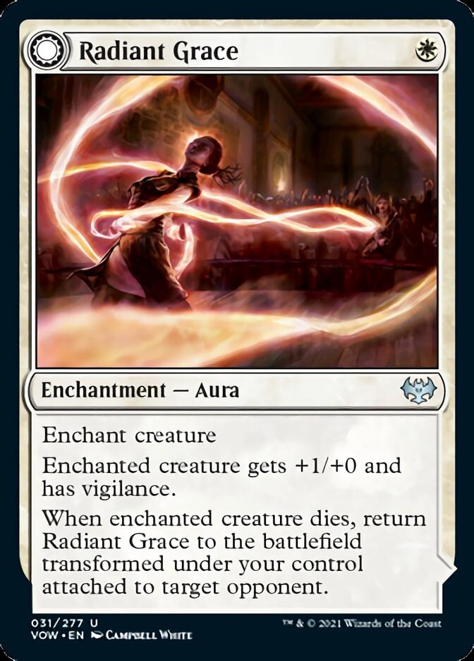 Radiant Grace // Radiant Restraints (VOW-031) - Innistrad: Crimson Vow: (Double Faced Transform) Foil