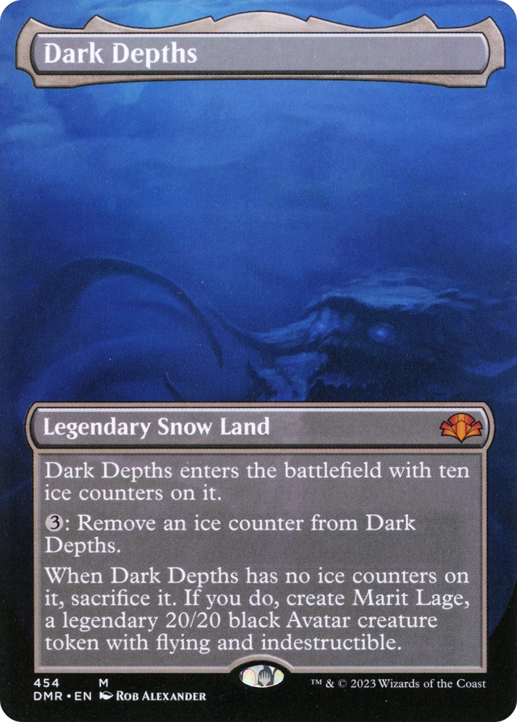 Dark Depths (Borderless) (DMR-454) - Dominaria Remastered (Borderless) Foil