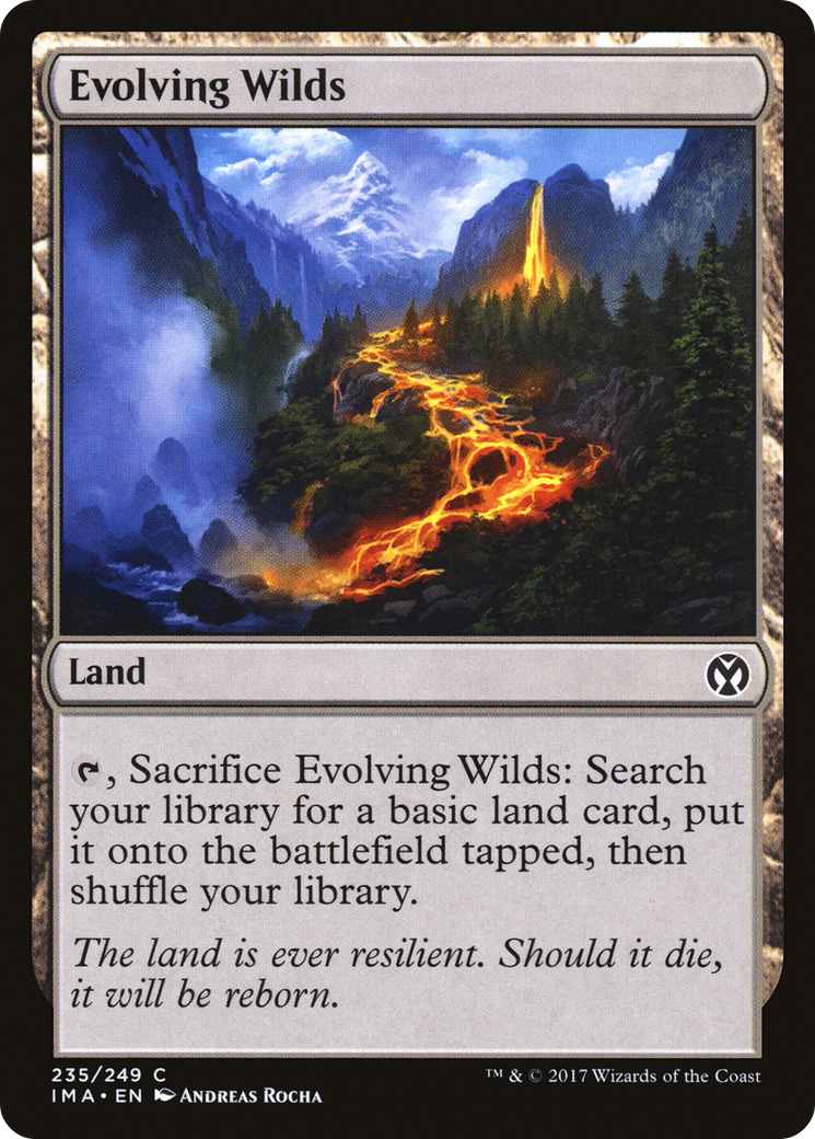 Evolving Wilds (IMA-235) - Iconic Masters Foil