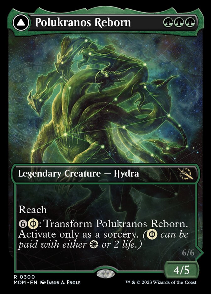 Polukranos Reborn // Polukranos, Engine of Ruin (MOM-300) - March of the Machine: (Showcase)