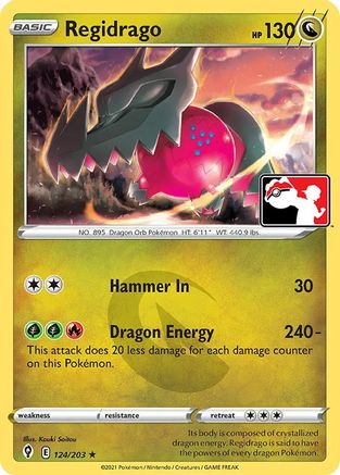 Regidrago 124/203 - Prize Pack Series Cards
